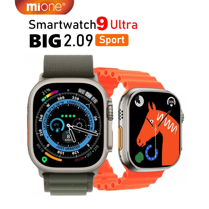 MIONE T900 Ultra Smart watch 8 Ultra 9 Series 8 SmartWatch Bluetooth Call ชาร์จไร้สายสําหรับผู้ชายผู