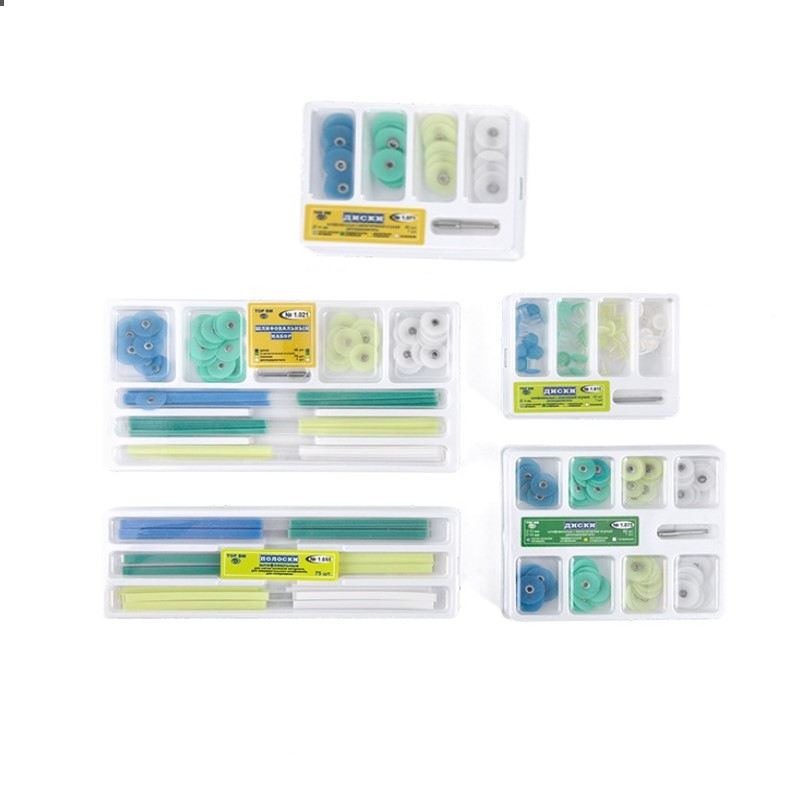 1 แพ็คทันตกรรมคอมโพสิตตกแต่งแผ่นขัดชุดสารพัน