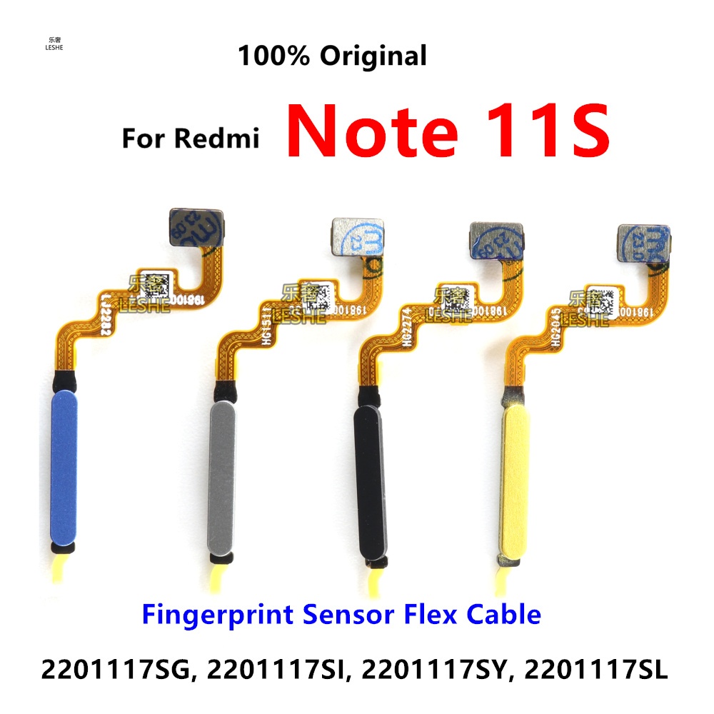 เครื่องสแกนลายนิ้วมือ ID ปุ่มเมนู แบบยืดหยุ่น สําหรับ Xiaomi Redmi Note 11S