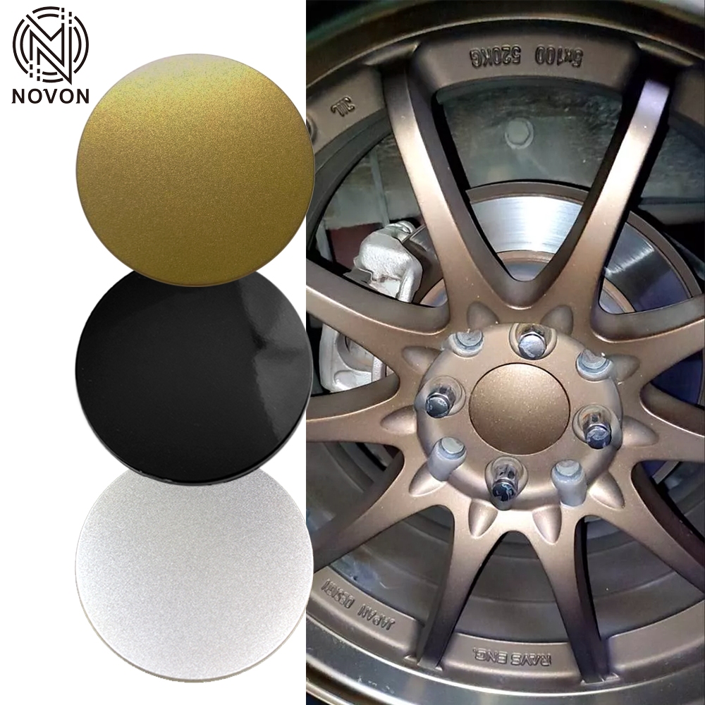 1pc 65mm Bronze Silver รถดัดแปลงศูนย์ล้อฝาครอบ Rim Hub Cap Center สําหรับ Rays Volk Racing TE37 CE28 RE30