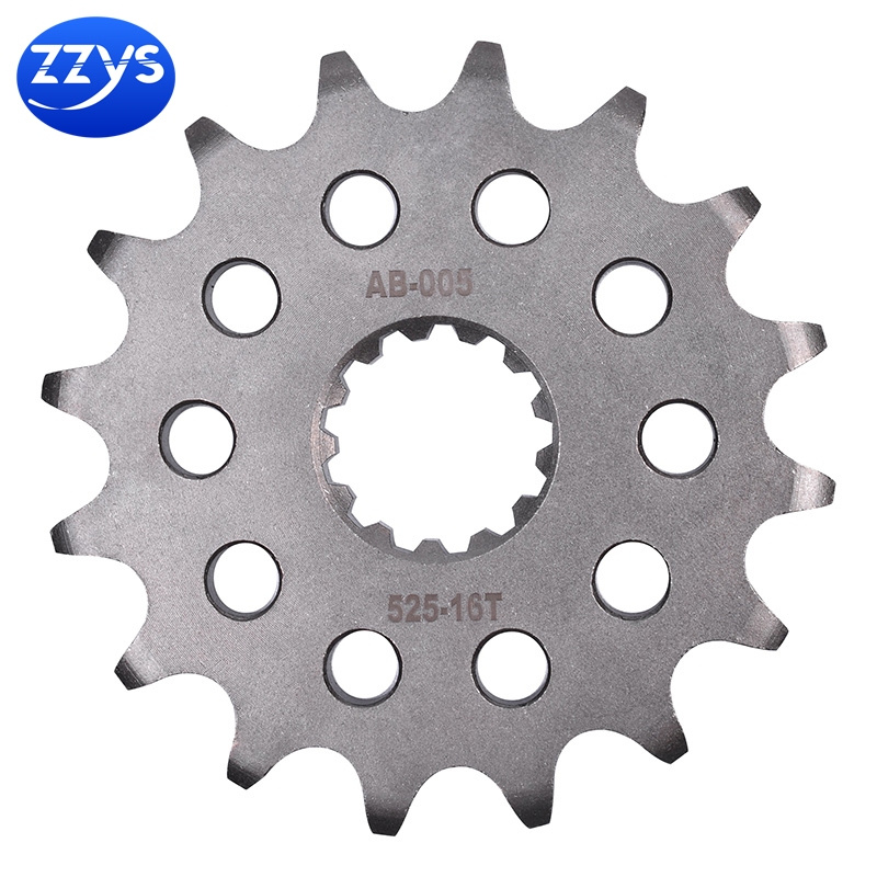525-16T 20CrMnTi Carburized Steel Forged Front Sprocket สําหรับ Triumph 660 675 765 800 850 900 Street Triple Daytona Tiger Rally GT