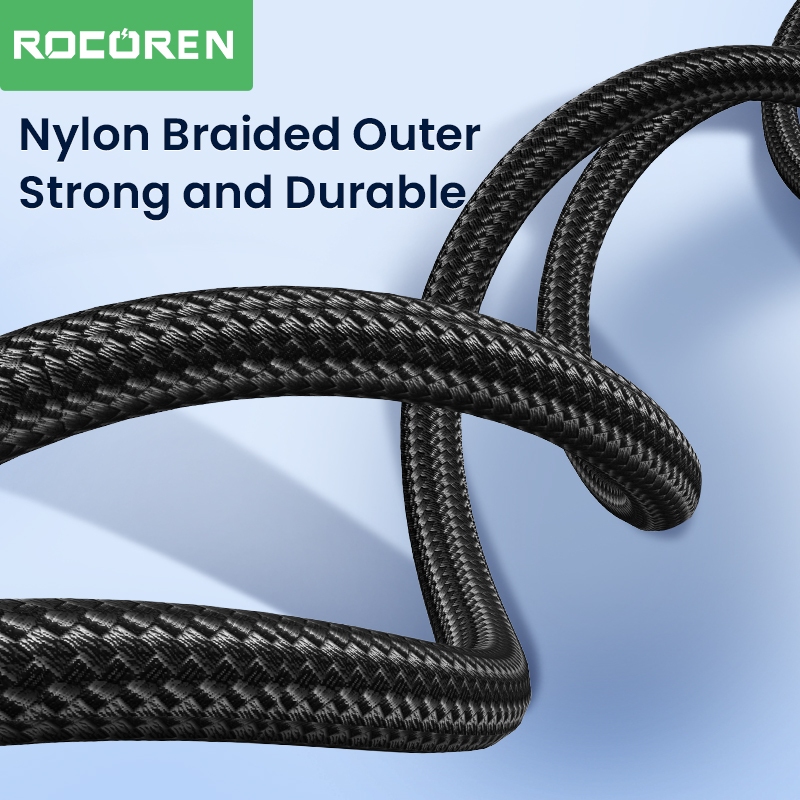 <Rocoren> สายเคเบิล RCA แจ็ค 3.5 เป็น 2 RCA ตัวผู้ สําหรับเครื่องขยายเสียงสเตอริโอ HiFi โฮมเธียเตอร์
