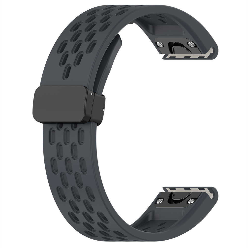 สายนาฬิกาข้อมือซิลิโคน แบบพับได้ ขนาด 20 มม. 26 มม. สําหรับ Garmin descent mk3i descent mk3