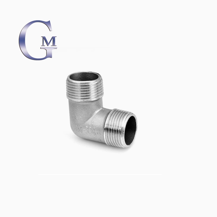 Bsp อะแดปเตอร์ข้อต่อท่อสเตนเลส 304 90 องศา - รูปที่ 2