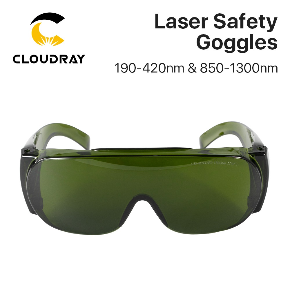 Cloudray 1064nm แว่นตานิรภัยเลเซอร์  850-1300nm OD6+ CE สําหรับเลเซอร์ไฟเบอร์