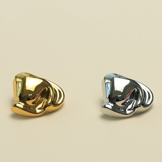 กระดุมโลหะ รูปพิเศษ แบบเรียบง่าย สไตล์มินิมอล สําหรับตกแต่งเ…