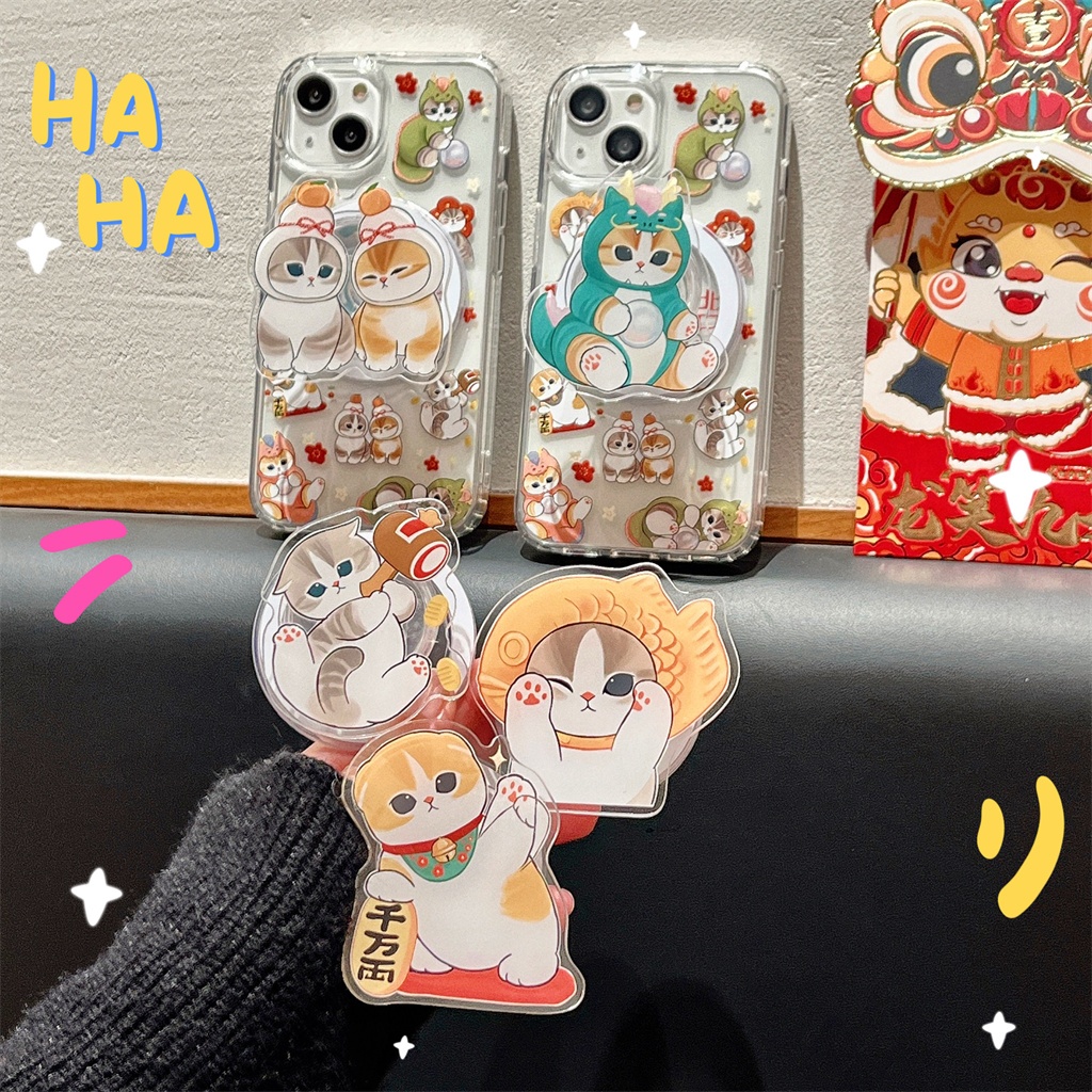 เคสโทรศัพท์มือถืออะคริลิค แม่เหล็ก รองรับโทรศัพท์มือถือ สําหรับ iphone case 15 Pro Max 14 Pro Max 13 Pro Max 12 Pro Max