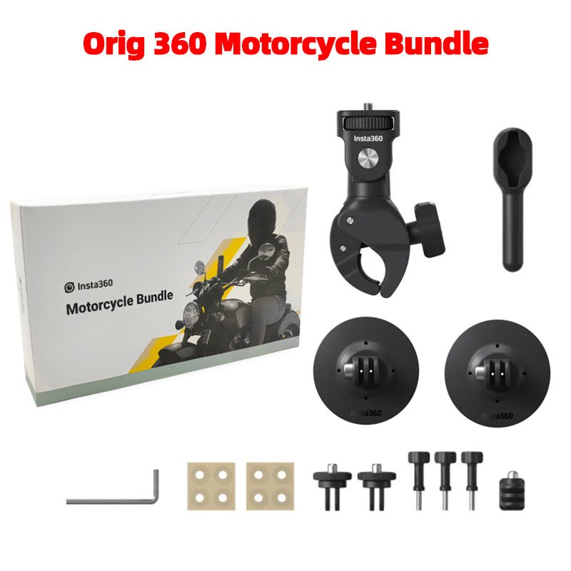 Orig บันเดิลรถจักรยานยนต์ insta360 อุปกรณ์เสริม สําหรับ 360 x3 ONE X2 ONE RS ONE R ONE x3 ONE X (Insta360 Motorcycle Bundle)