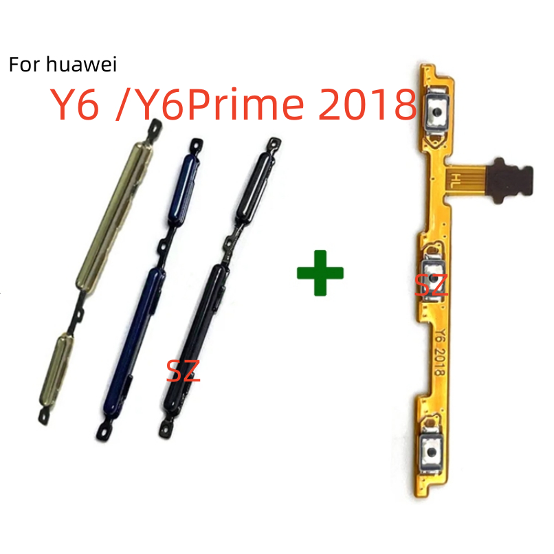 Y6 2018 ปิดสวิตช ์ ปุ ่ ม flex สําหรับ huawei Y6 Prime 2018
