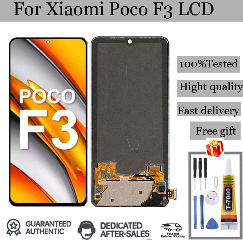 อะไหล่หน้าจอสัมผัส LCD แบบเปลี่ยน สําหรับ Xiaomi Poco F3