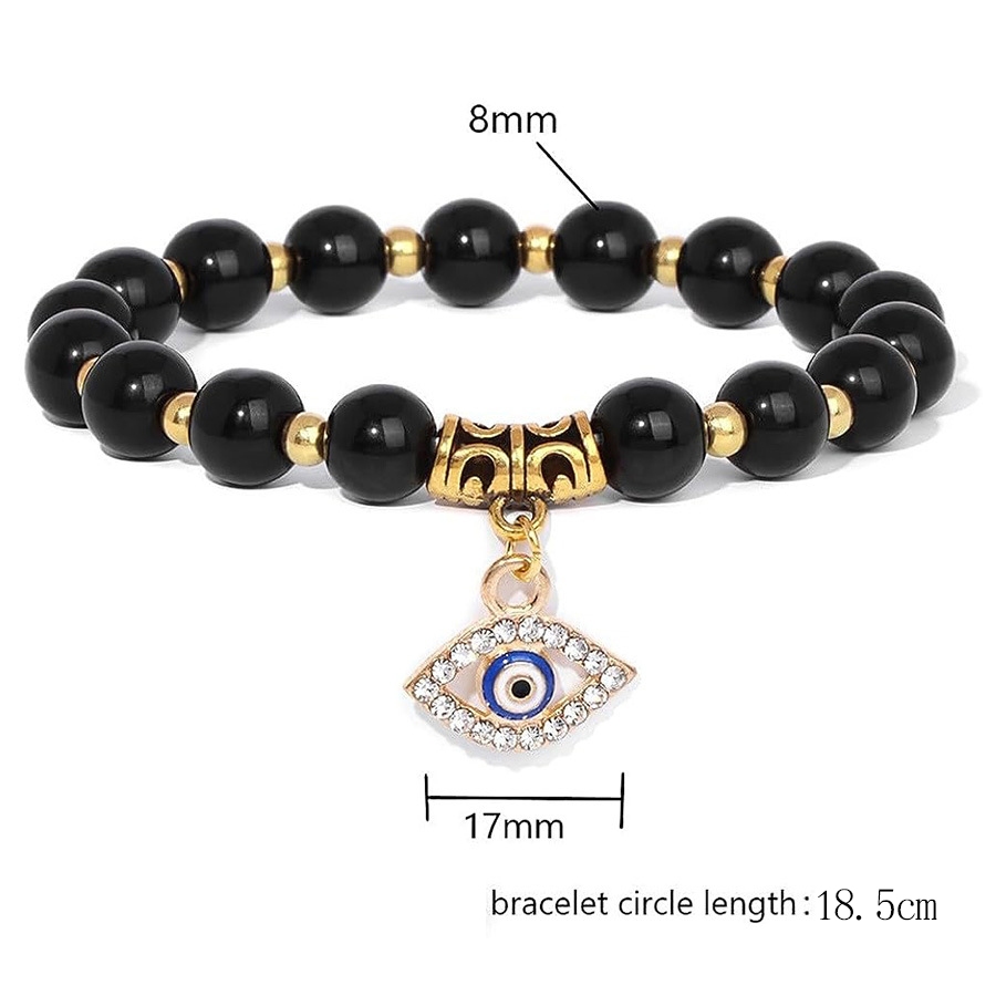 Artphro สร้อยข้อมือลูกปัด ตาชั่วร้าย ของขวัญ สําหรับผู้ชาย และผู้หญิง - รูปที่ 2