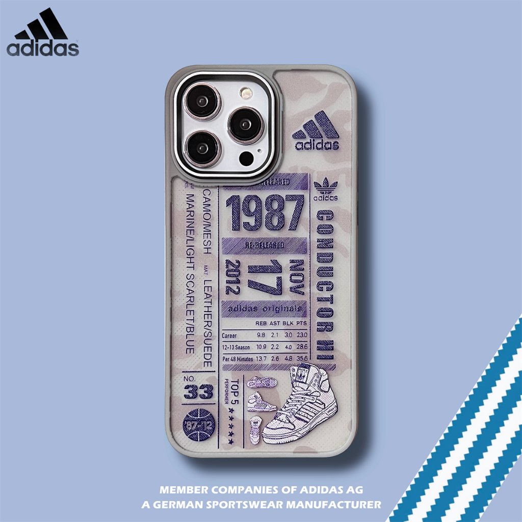 แฟชั่นเคสโทรศัพท์ Adidas สําหรับ iphone 16 Pro Max 15 Pro Max 14 Pro Max i14 13 Pro Max i13 13pro i1