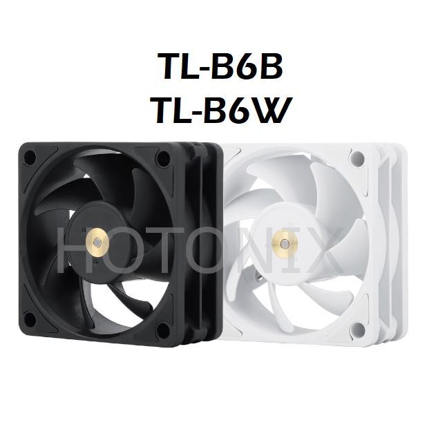 Thermalright TL-B6B TL-B6W พัดลมระบายความร้อน 60 มม. สําหรับเคส PC