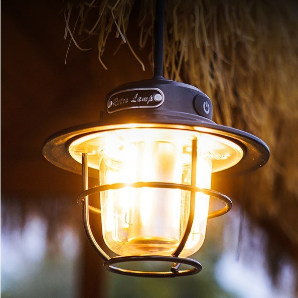 CRX โคมไฟแคมป์กลางแจ้งย้อนยุค COB แคมป์ไฟแบบพกพา LED โคมไฟฉุกเฉิน L27