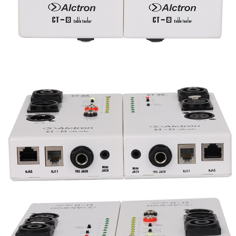 ⭐Alctron CT-8 เครื่องทดสอบสายสัญญาณเสียง อเนกประสงค์ แบบมืออาชีพ เครื่องทดสอบสายแยกวิศวกรรม