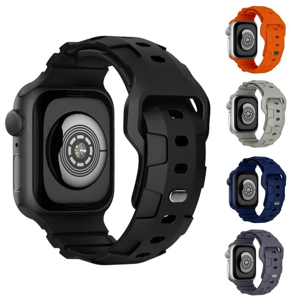 สายนาฬิกาข้อมือซิลิโคน แบบนิ่ม ประสิทธิภาพสูง สําหรับ Apple Watch S9 8 7 6 5 4 3 2 1 SE2 ULTRA 45 มม. 44 42 41 40 38 49