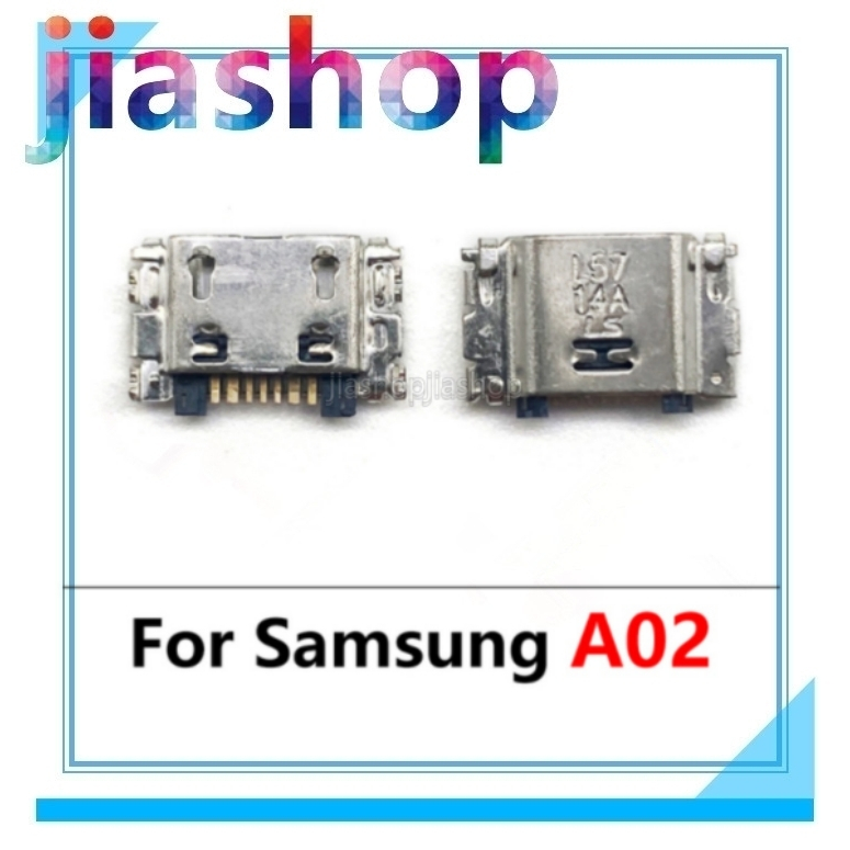 5-20pcs 7 Pin Micro USB Jack Socket ชาร์จพอร์ตสําหรับ Samsung Galaxy A02 A022 A022F A022F/DS ใหม่