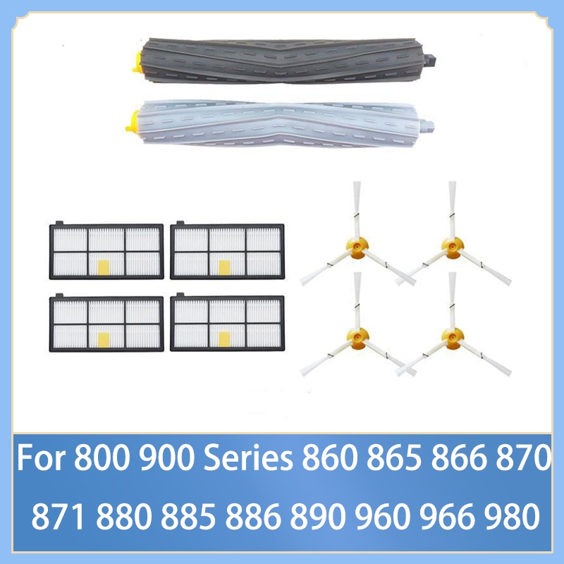 แผ่นกรอง HEPA แปรงหลัก แปรงข้าง อุปกรณ์เสริม สําหรับเครื่องดูดฝุ่น  800 900 860 865 866 870 871 880 