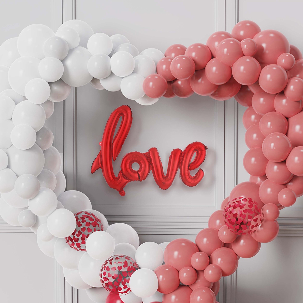 ลูกโป่งฟอยล์อลูมิเนียม รูปตัวอักษร love ขนาด 40 นิ้ว สีทอง สีแดง สําหรับตกแต่งวันวาเลนไทน์ วันครบรอบ งานแต่งงาน