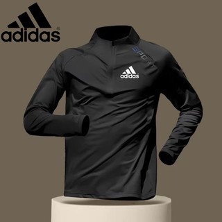 2024 Newest Quick Drying Men Training Clothes Long sleeved Autumn Sports Athletics Running T-shirt Outdoor Cycling Half Zipper Top Keep Warm Breathble Sports Jacket Zip Up Hoodie