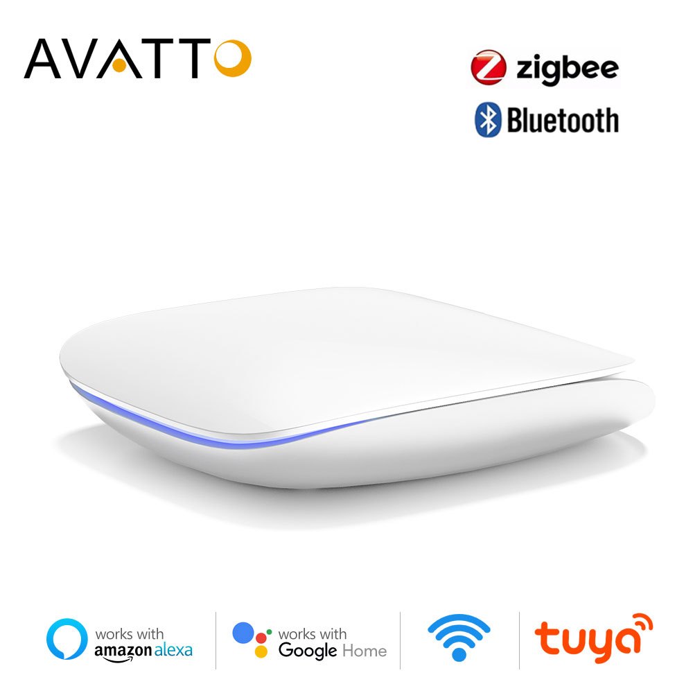 Avatto Tuya ZigBee 3.0 สะพานประตูอัจฉริยะ แบบใช้สาย และไร้สาย สําหรับ Alexa Google Home Assistant