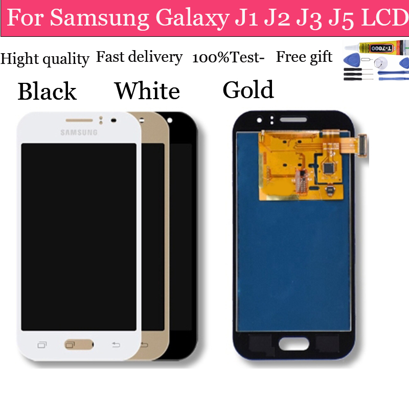 ชุดประกอบหน้าจอสัมผัสดิจิทัล แบบเปลี่ยน สําหรับ Samsung Galaxy J2 2015 J1 2016 J3 2016 J5 2015 J500M