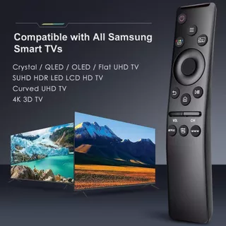 รีโมตคอนโทรล สําหรับสมาร์ททีวี Samsung LED QLED UHD SUHD HDR LCD Frame Curved Solar HDTV 4K 8K 3D Smart TVs พร้อมปุ่ม Netflix Prime Video WWW