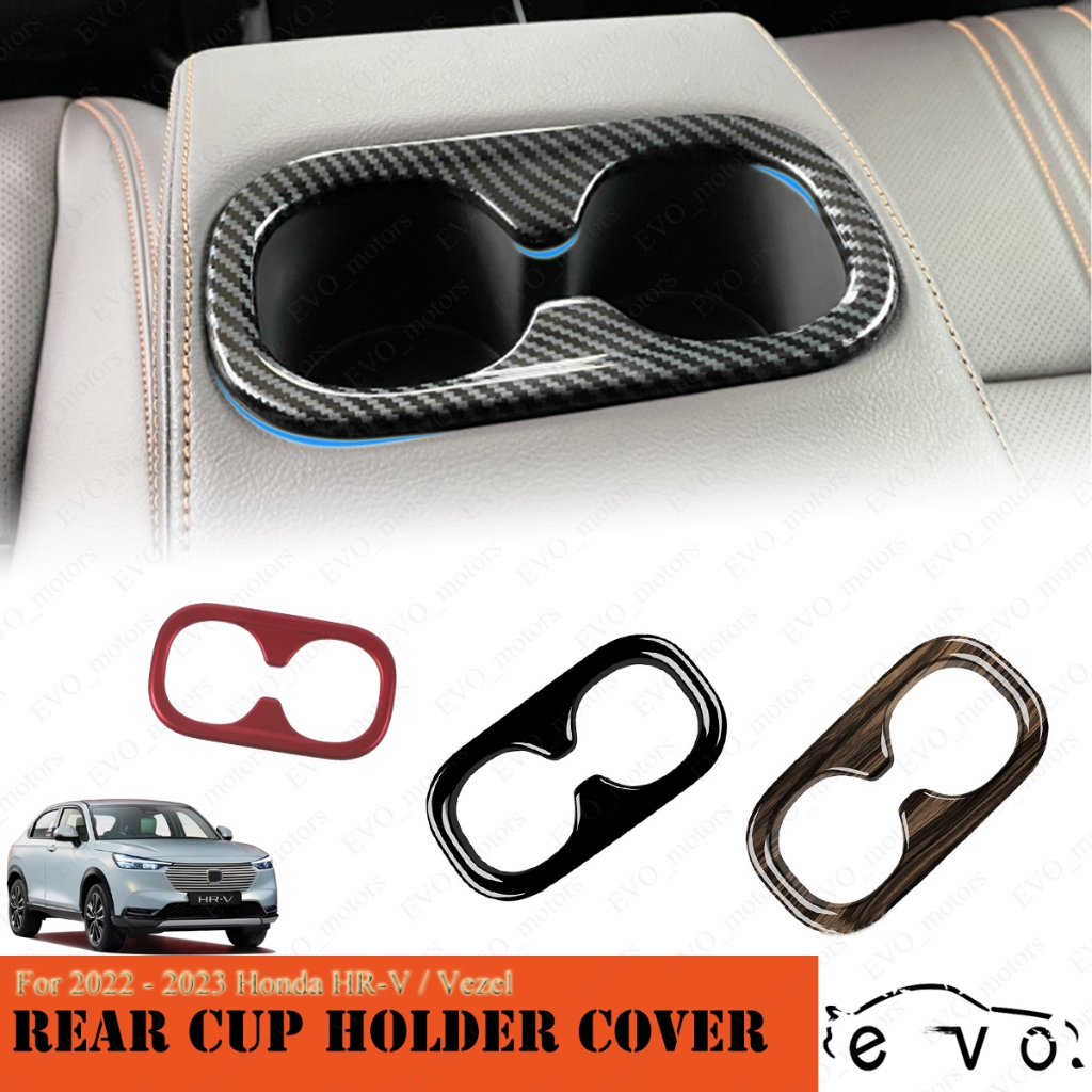 กรอบที่วางแก้ว คาร์บอนไฟเบอร์ สําหรับ Honda HR-V HRV ปี 2022-2023