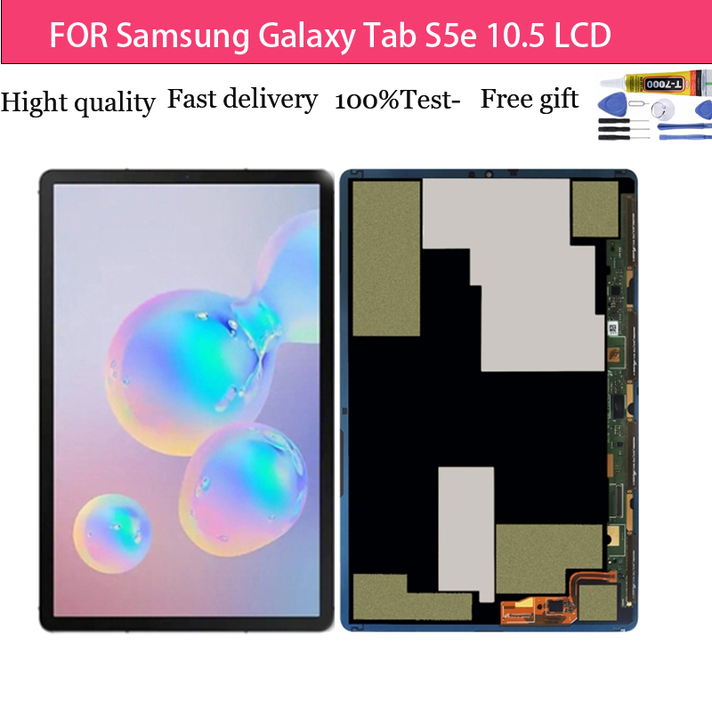 แผ่นหน้าจอสัมผัส LCD สําหรับ Samsung Galaxy Tab S5e 10.5 SM-T720 T720 SM-T725 T725