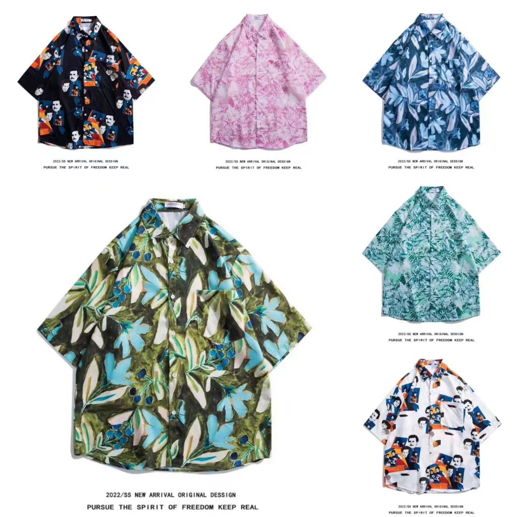 เสื้อเชิ้ตผู้ชาย เสื้อฮาวาย รุ่น 3324