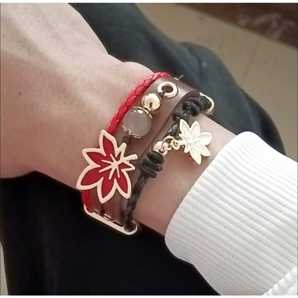 Genshin Impact Bracelet Kaedehara Kazuha Gold Inlay 4I4E2