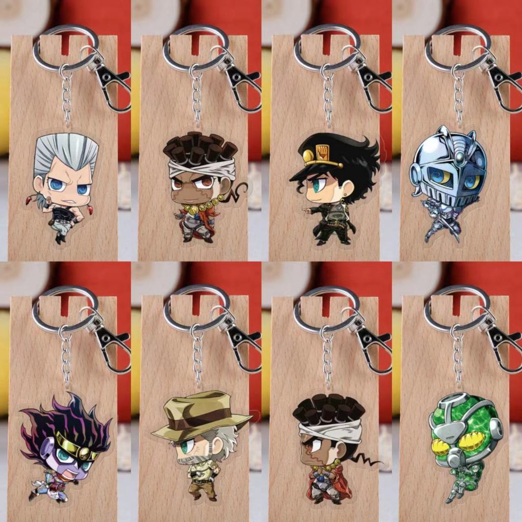 พวงกุญแจอะคริลิค จี้การ์ตูนอนิเมะ JOJO's Bizarre Adventure Bugatti Leo Merchandise
