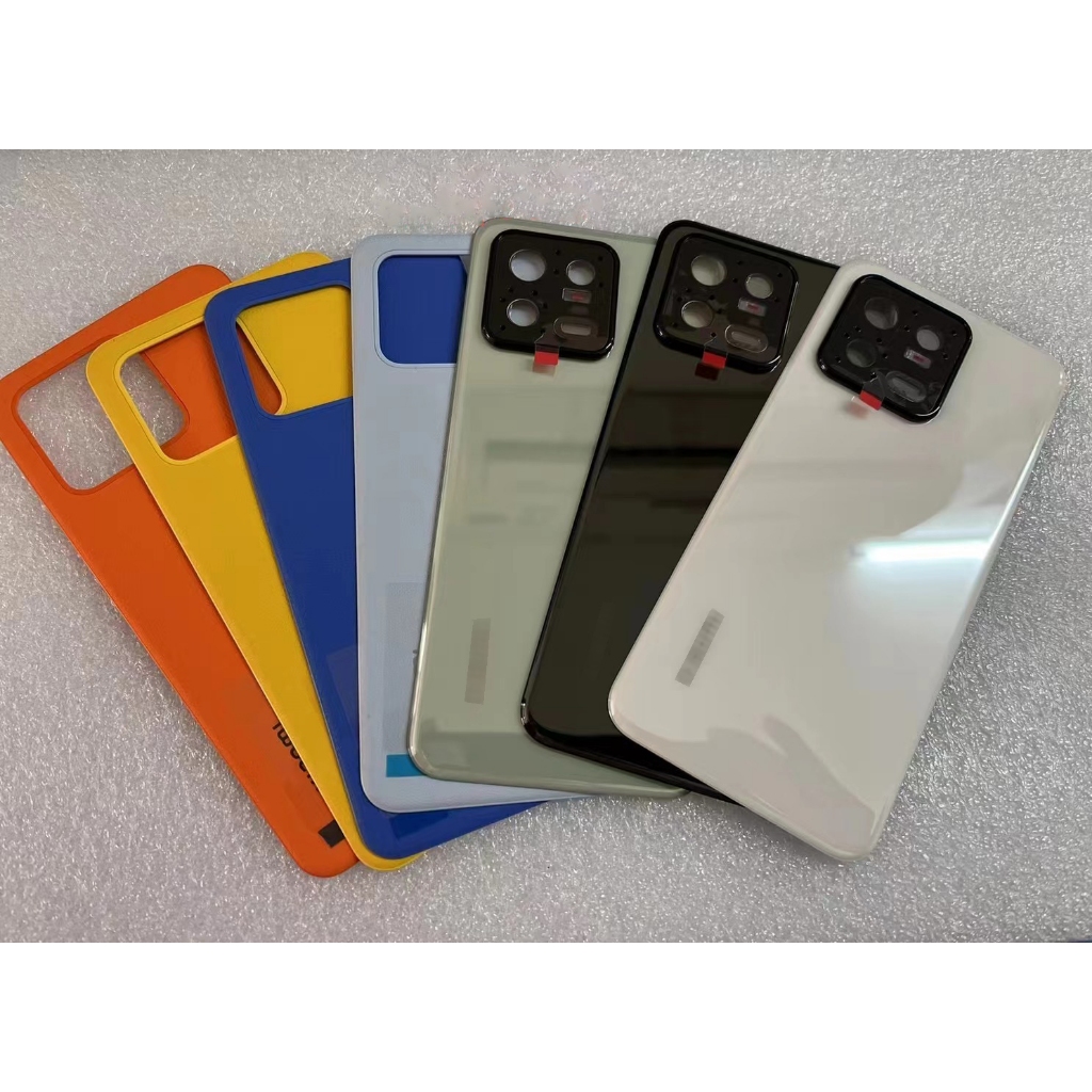 ฝาครอบแบตเตอรี่ ด้านหลัง สีดํา สําหรับ Xiaomi Mi 13