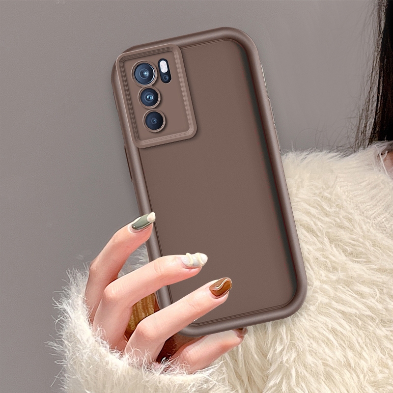 เคส OPPO Reno 6 Pro 5G เคสซิลิโคนนิ่ม กันกล้อง สีพาสเทล TPU หนา
