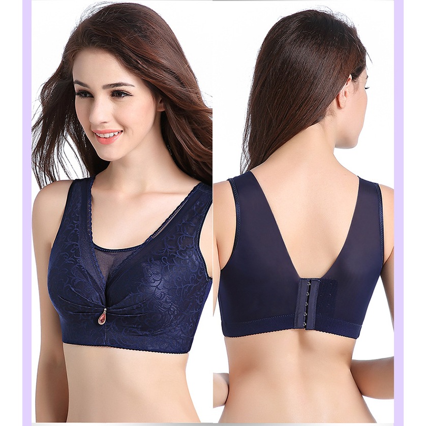 ลูกไม้ขนาดใหญ่เสื้อกั๊ก Bra CDE ถ้วยสไตล์บางเต็มถ้วย Push-Up ปรับประเภทไขมัน mm Tube Top Five-Breasted ผู้หญิง Bra ชุดชั้นใน