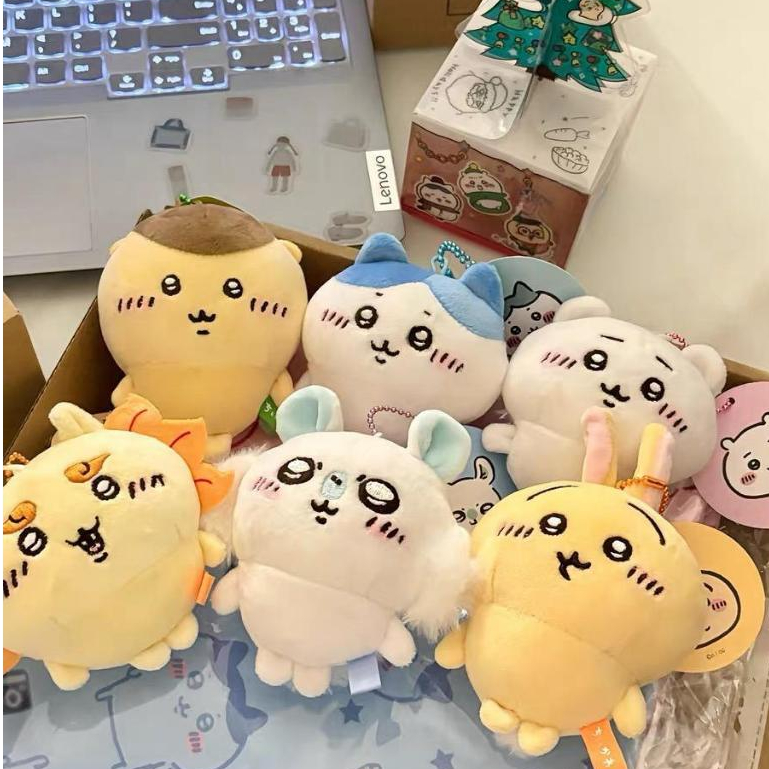 Chiikawa chiikawa จี้ตุ๊กตาน่ารัก ขนาดเล็ก สําหรับกระเป๋านักเรียน กระเป๋าเป้สะพายหลัง