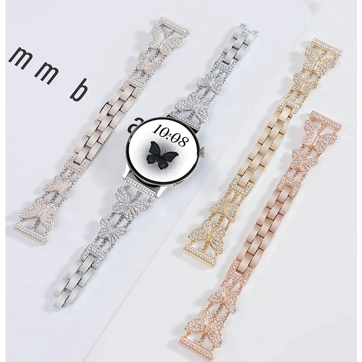 18mm 20mm 22mm Butterfly สาย Huawei Watch GT 7 Strap Huawei watch GT 6 สาย Huawei watch GT 5 Strap สาย huawei gt7 strap GT2/GT3/ huawei GT5 / Huawei watch GT 4 Strap Redmi 5 lite สาย Redmi watch 5 Active Strap / Amazfit bip 6 สาย Amazfit bip max Strap