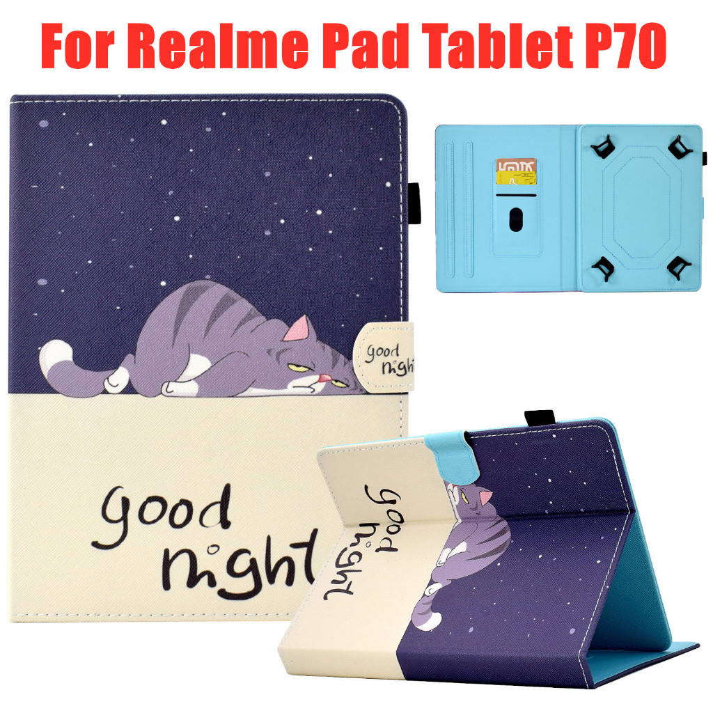 เคสแท็บเล็ต ป้องกันกระแทก พิมพ์ลายการ์ตูนน่ารัก สําหรับ Realme Pad Tablet P70 12 นิ้ว Android 11