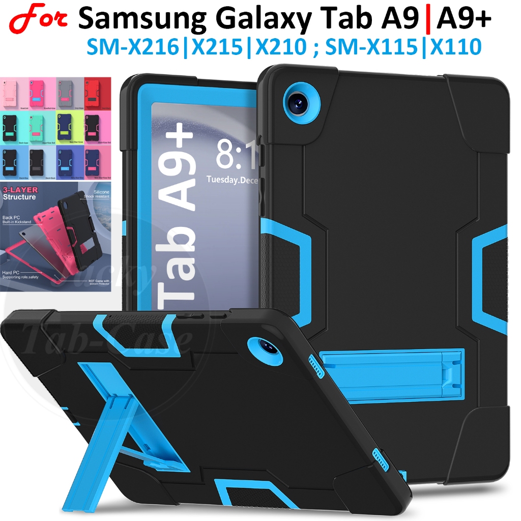 สําหรับ SAMSUNG Galaxy Tab A9 + 5G LTE WiFi TabA9 8.7 "11 "Ty ทนทานกันกระแทกฝาครอบขาตั้ง