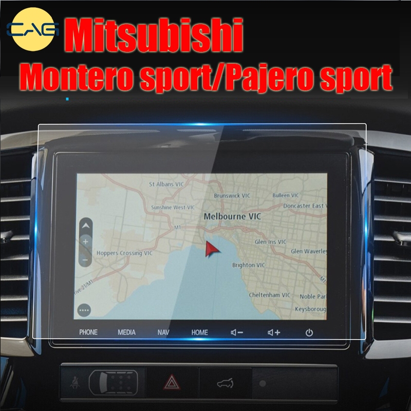 Pet 9 นิ้วป้องกันหน้าจอสําหรับ Mitsubishi Montero sport 2021-2023 sport Pajero ป้องกันหน้าจอ GPS นําทาง Mitsubishi Montero อุปกรณ์เสริม 2023