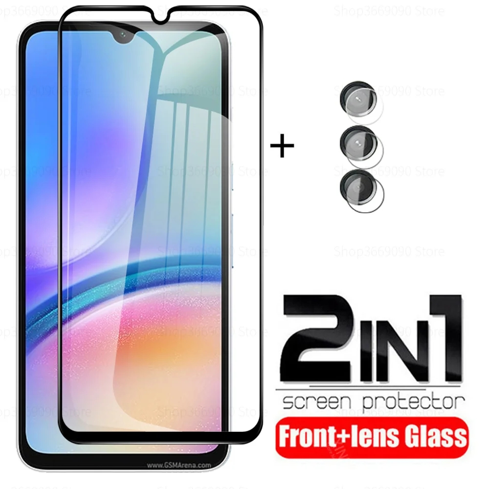 กระจกนิรภัยกันรอยหน้าจอ สําหรับ Samsung A55 A35 A25 A15 A05 A05s A54 A24 A34 A14 S21FE S20 Fe 4G 5G