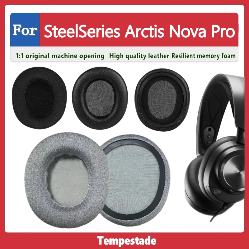 ฟองน้ําครอบหูฟัง แบบเปลี่ยน สําหรับ SteelSeries Arctis Nova Pro Nova 7 3 1