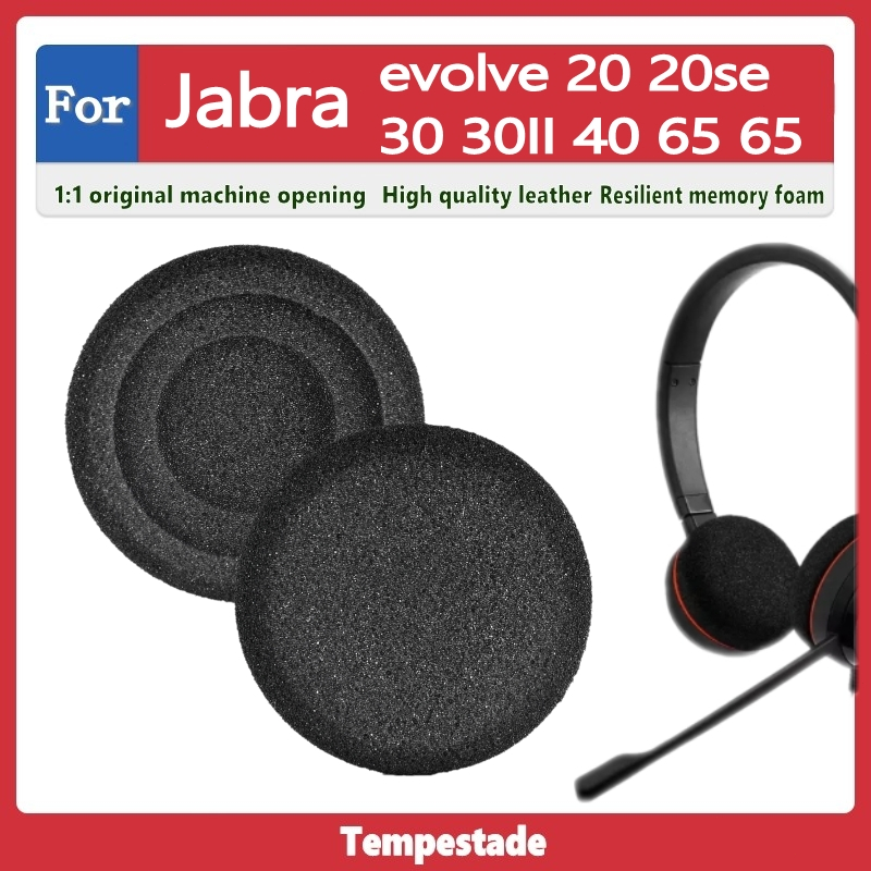 ฟองน้ําครอบหูฟัง แบบเปลี่ยน สําหรับ Jabra evolve 20 20se 30 30II 40 65 65