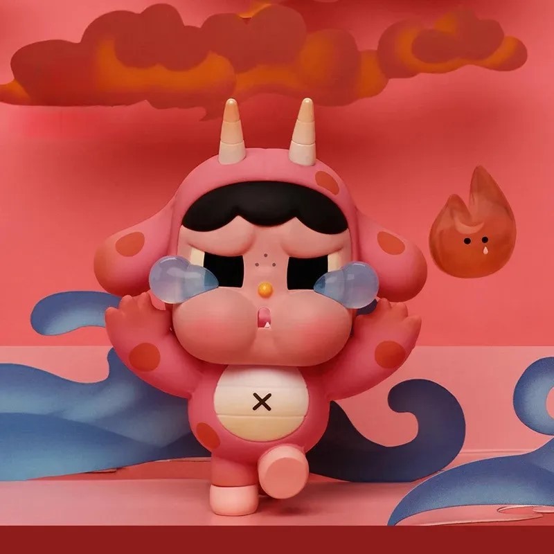 CRYBABY ตุ๊กตาฟิกเกอร์ popMart ตุ๊กตา Dragon Yin Xianrui Series Mystery Box sp dimoo Dragon Year Limited Girl เหมาะกับของขวัญวันเกิด วันคริสต์มาส ปีใหม่
