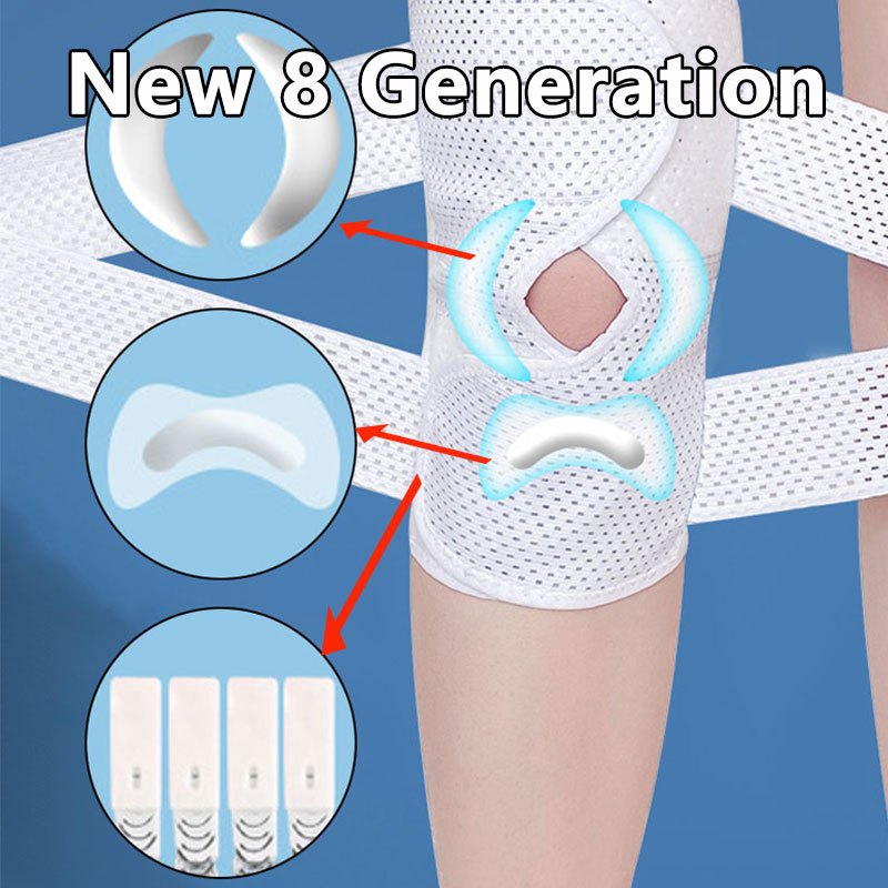 สนับเข่า สนับเข่า 2 สี เสริมความแข็งแรง Meniscus สนับเข่า ป้องกันเต็มรูปแบบ สนับเข่า ผู้ชาย ผู้หญิง กีฬา รั้งเข่า - รูปที่ 5