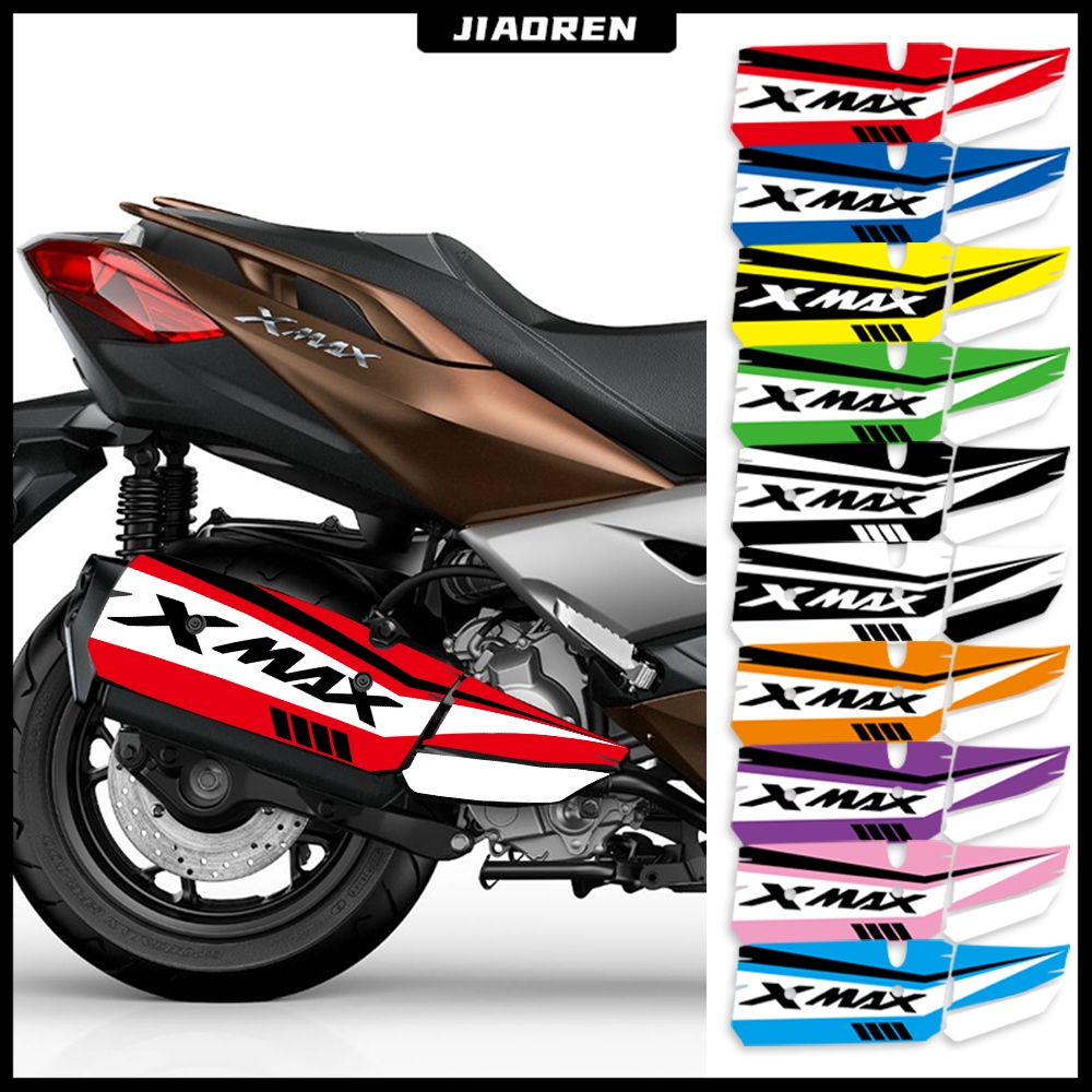 สติกเกอร์เคฟล่าติดท่อไอเสีย XMAX300 สําหรับติดตกแต่งท่อไอเสียรถจักรยานยนต์