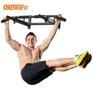 OneTwoFit บาร์โหนติดผนัง บาร์ดึงข้อ หรือกําแพง สำหรับติดถาวร ยืดตัว บริหารหน้าท้อง รับน้ำหนักได้ 200KG
