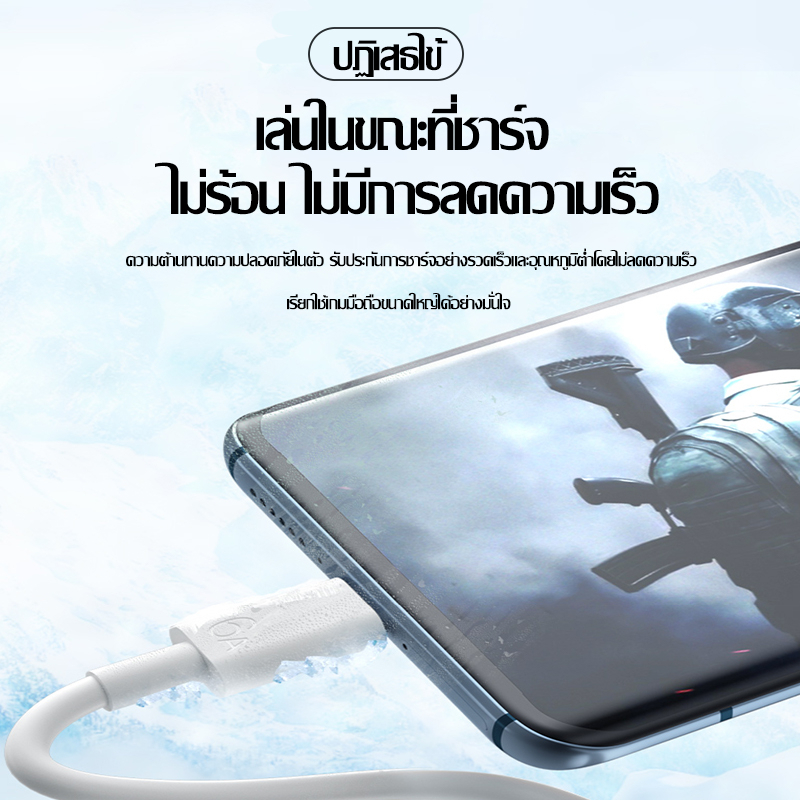 สายชาร์จข้อมูลแบบเร็วสายชาร์จประเภท 1เมตร 1.5เมตร 2 เมตร รูปที่ 4