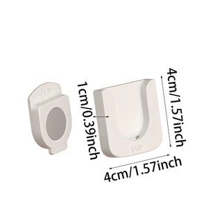 [ราคาขายส่ง]ที่วางรีโมทคอนโทรลติดผนัง/ ที่แขวนเก็บของแบบมีกาวในตัว/ ตะขอยึด/ ตะขอเก็บของป้องกันการสูญหายแบบไม่มีหมัด/ สติกเกอร์ตู้เย็นตะขอจัดบ้
