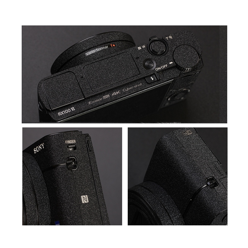 Anti-Scratch Decal ผิวไวนิลห่อฟิล์มกล้องสติกเกอร์ป้องกันผิวสําหรับ Sony RX100 II III IV V VA VI VII M1 M2 M3 M4 M5 M6 RX100M7